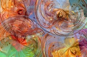 abstract art pattern background