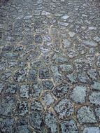 gravel pavement wallpaper grey