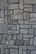 stone wall blocks background gray