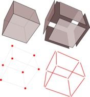 cubes geometry boxes abstract