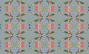 pattern retro design modern