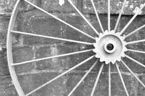 round iron ancient background