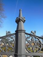 patterned wrought iron gates