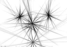 star rays network pattern