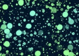turquoise bokeh