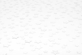 white stars on a white background