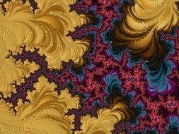 fractal colors structure black