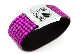 jewelry metal purple bracelet