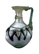 jug thread decor glass old