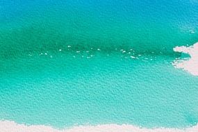 watercolour painting on the handmade paper