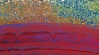 glass art macro background