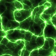 pattern of green lightning