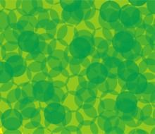 background with green circles