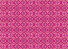 the background pattern pink color floral ornament