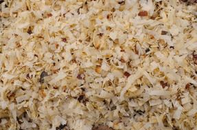 sawdust background wood material