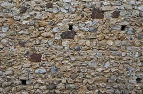wall stone old farm france