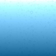 water bubbles blue liquid