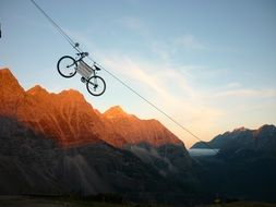 mountain bike alpengl C3 BChen sunrise