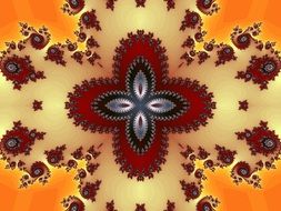 kaleidoscope fractal pattern