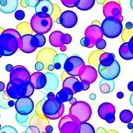 bubbles circle background texture