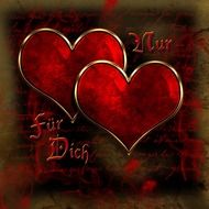 heart love greeting map background