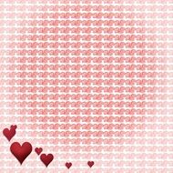 romantic style paper scrapbooking background