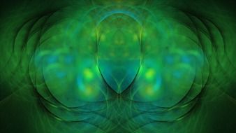 green abstract design