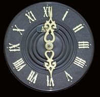 clock face dial close up