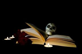 halloween book candle magic