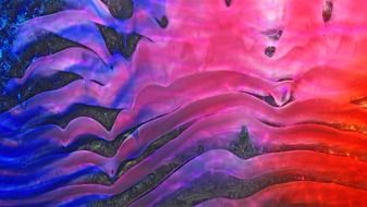 Fused glass is glass that has been fired in a kiln