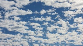 altocumulus clouds sky