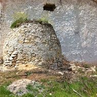 rustic stone wall old