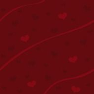 red background hearts texture