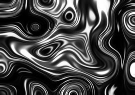 abstract silver wave