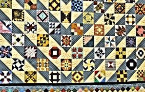 mutli shape quilt fabric texture