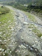 creek on grassland