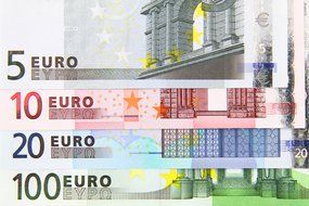 background euro banknotes bill european money