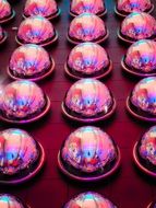 pink lights reflective color