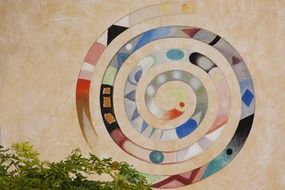 spiral schneckenlinie icon color
