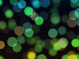 colorful lights aqua