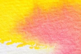 watercolour painting technique color sketch pink yellow