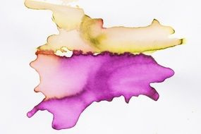 clipart of colored paint splashes