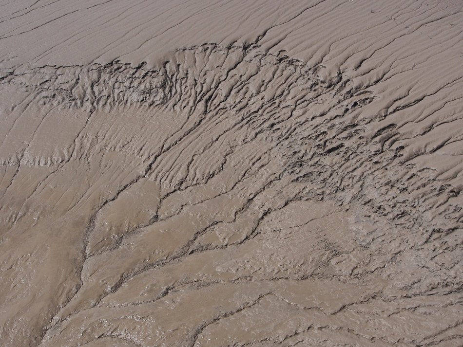 mud brown estuary texture drainage