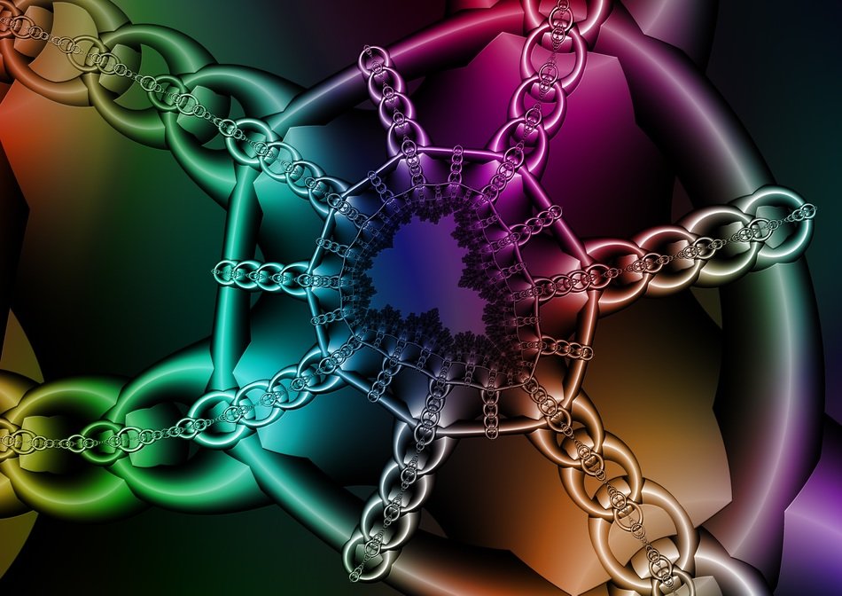 graphic image of connection circuits