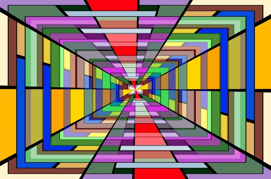 art vanishing point vortex 3d