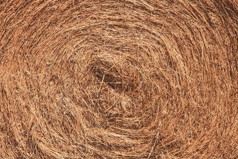 hay ball texture