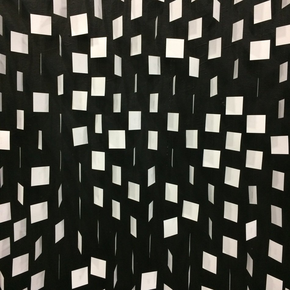 black white geometric squares