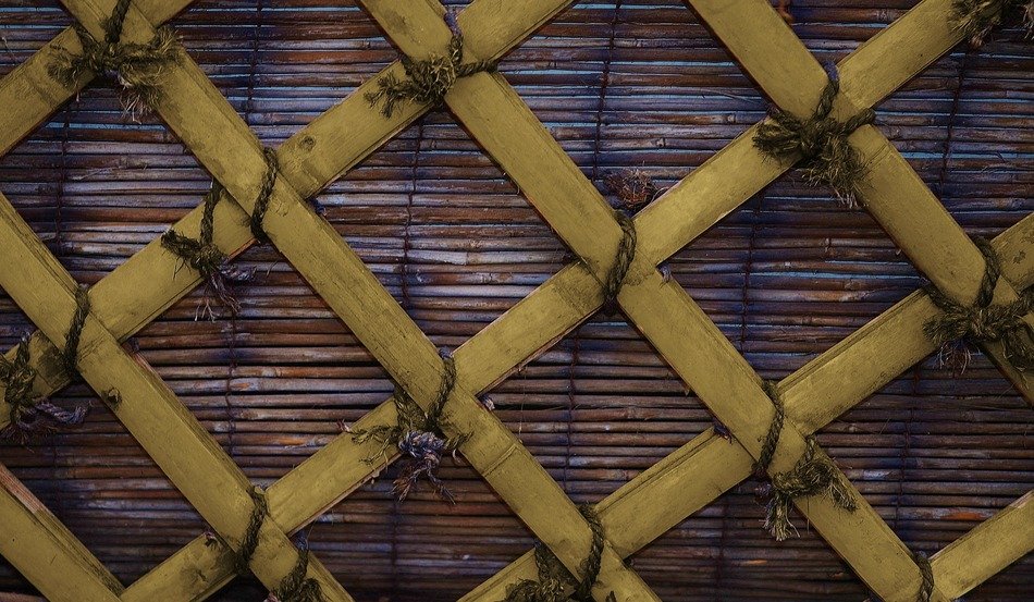 rattan basket decorative