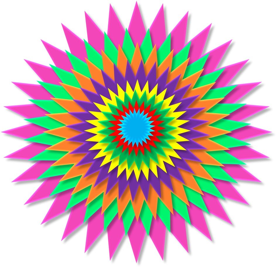 starburst sunburst abstract radiate