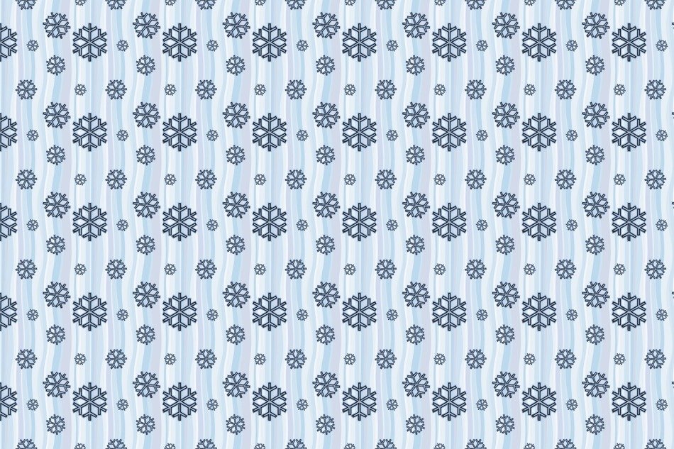 snowflakes winter christmas card